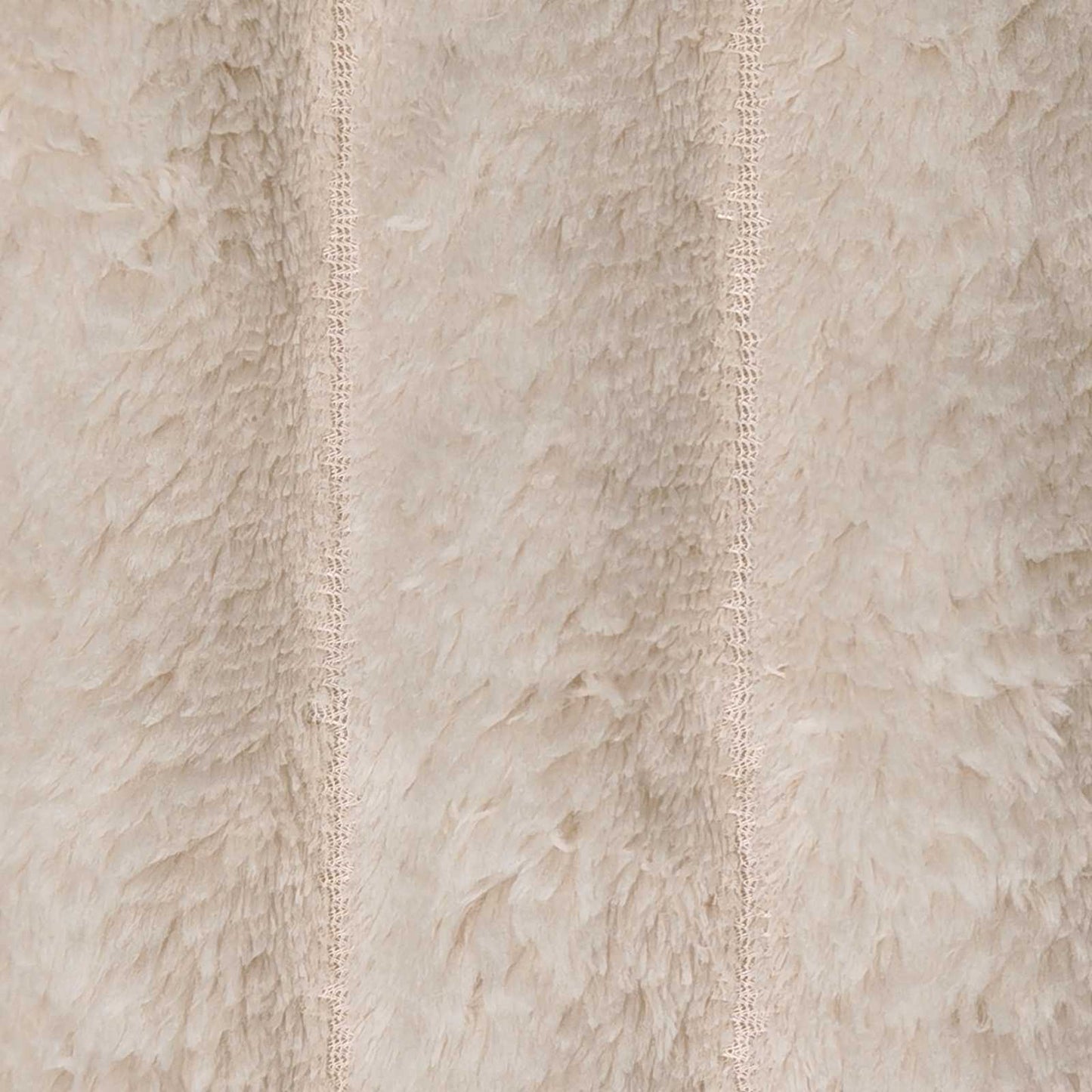 Throw Blanket Beige 150 x 130 cm Fleece