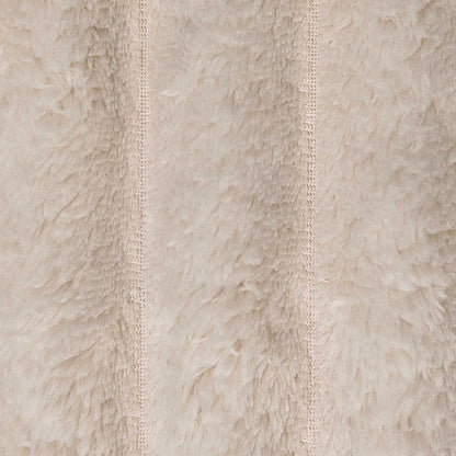 Throw Blanket Beige 150 x 130 cm Fleece