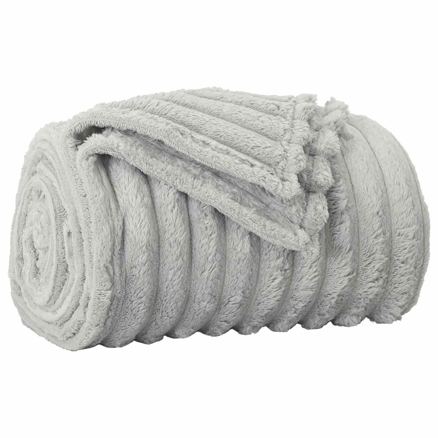 Throw Blanket Grey 200 x 150 cm 0.8 kg Fleece