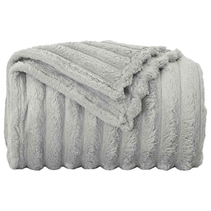Throw Blanket Grey 200 x 150 cm 0.8 kg Fleece