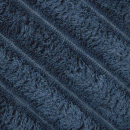 Throw Blanket Navy Blue 200 x 150 cm Fleece