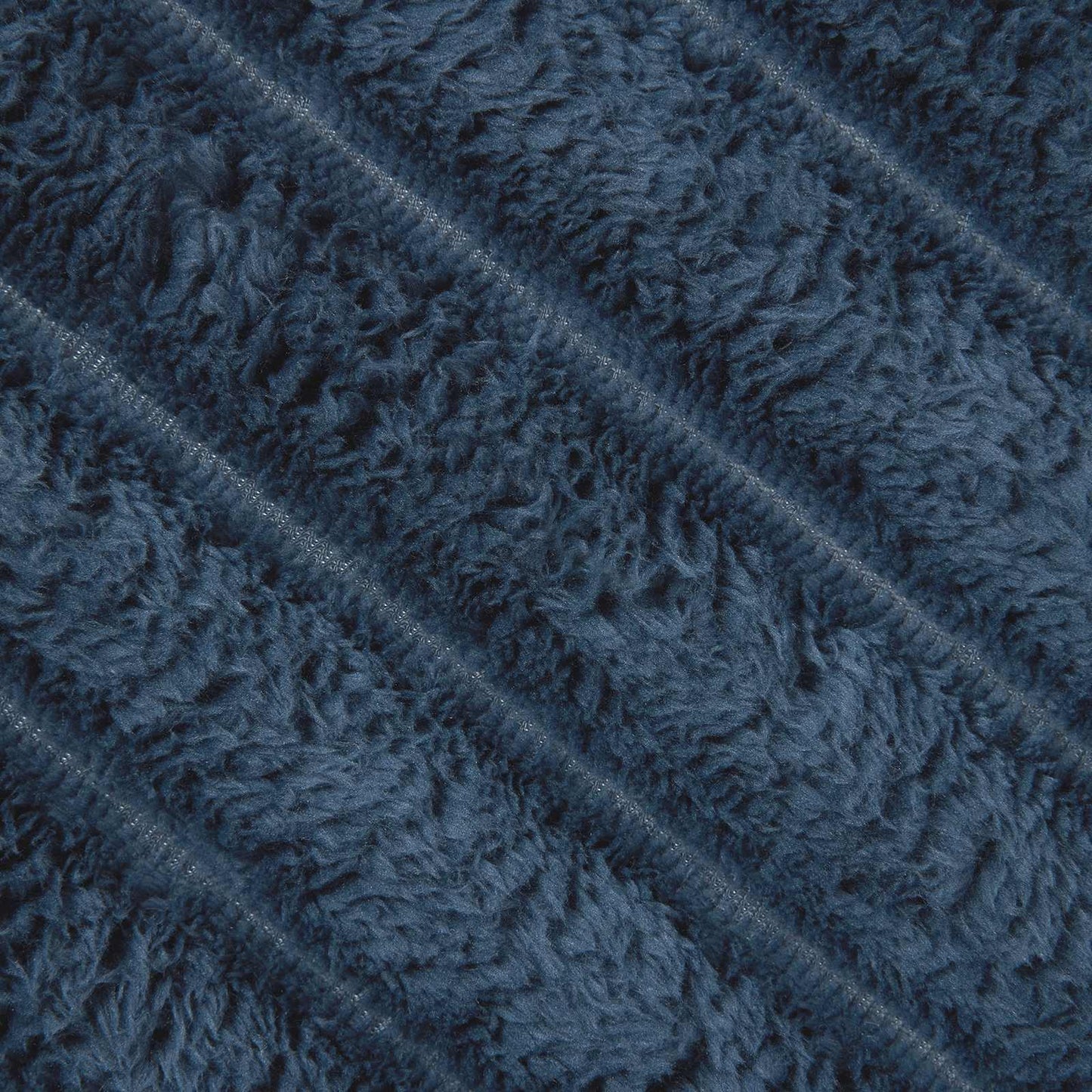 Throw Blanket Navy Blue 240 x 220 cm Fleece