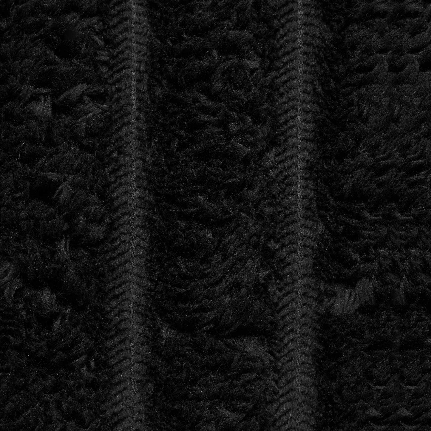 Throw Blanket Black 150 x 130 cm Fleece