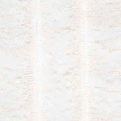 Throw Blanket White 240 x 220 cm Fleece