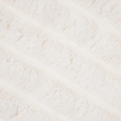 Throw Blanket Cream 150 x 130 cm Fleece