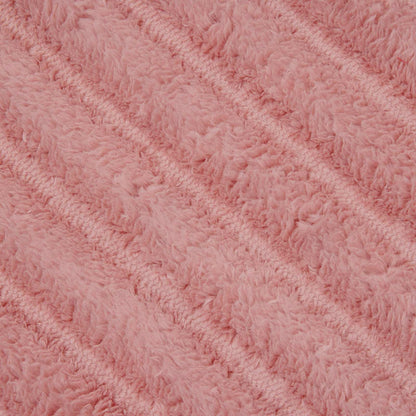 Throw Blanket Pink 150 x 130 cm Fleece