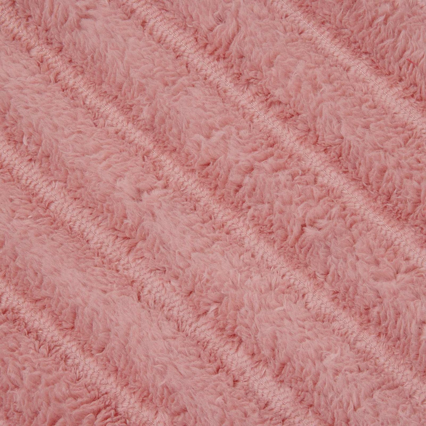 Throw Blanket Pink 270 x 240 cm Fleece