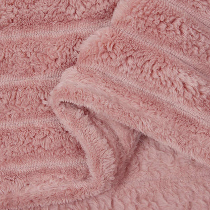 Throw Blankets 6 pcs Pink 200 x 150 cm Fleece