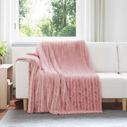 Throw Blankets 6 pcs Pink 200 x 150 cm Fleece