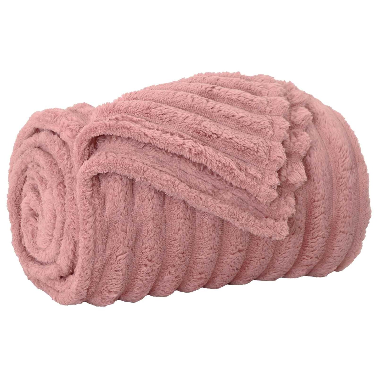 Throw Blankets 6 pcs Pink 270 x 240 cm Fleece