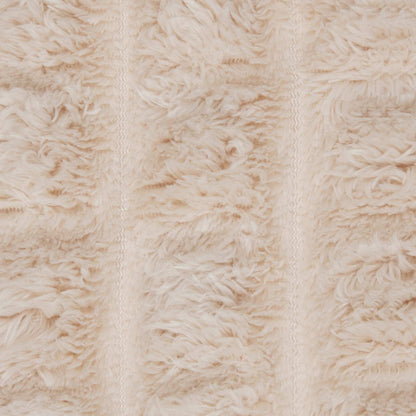 Throw Blanket Beige 150 x 130 cm Fleece