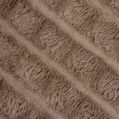 Throw Blanket Camel 270 x 240 cm Fleece