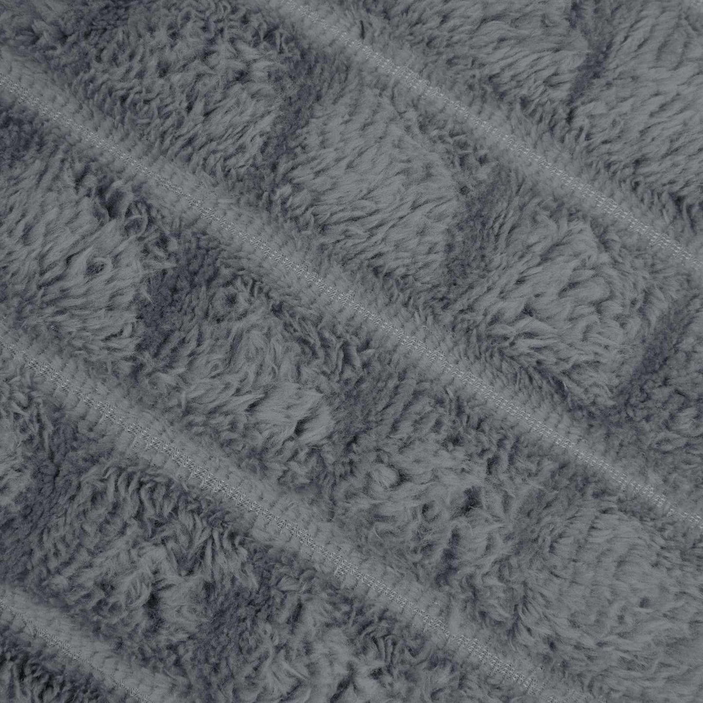 Throw Blanket Dark Grey 200 x 150 cm Fleece