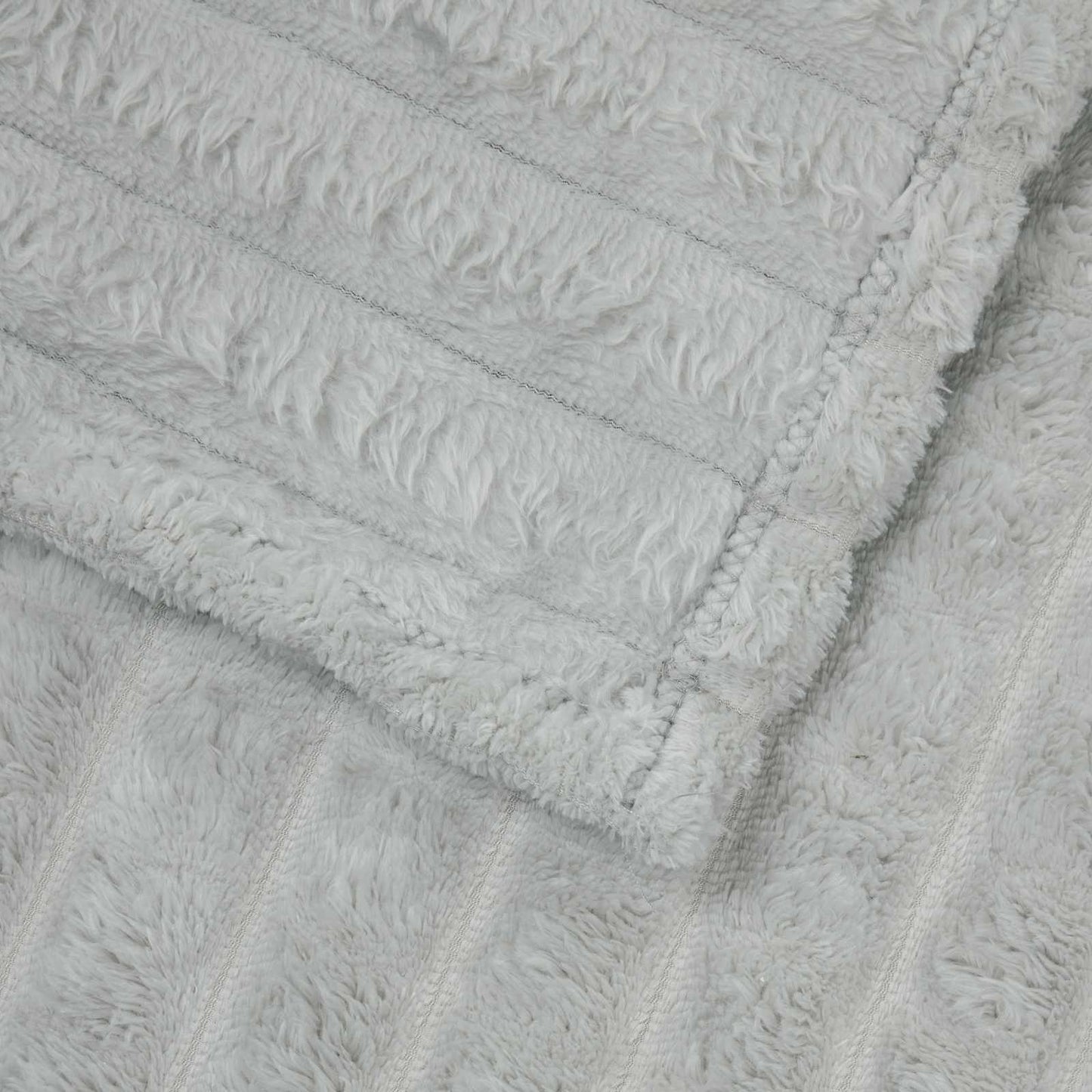 Throw Blanket Grey 150 x 130 cm Fleece