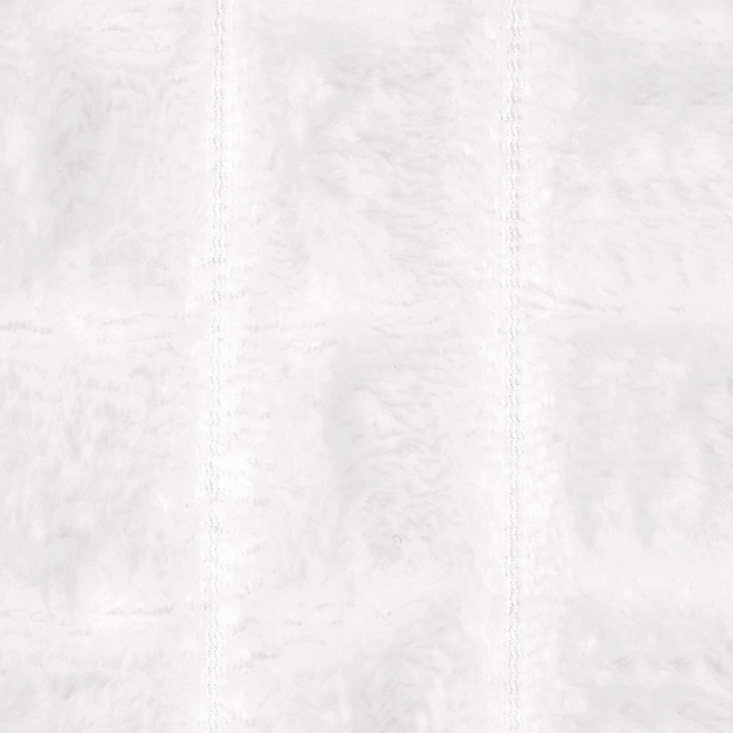 Throw Blanket White 150 x 130 cm Fleece