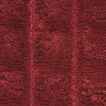 Throw Blanket Bordeaux Red 240 x 220 cm Fleece