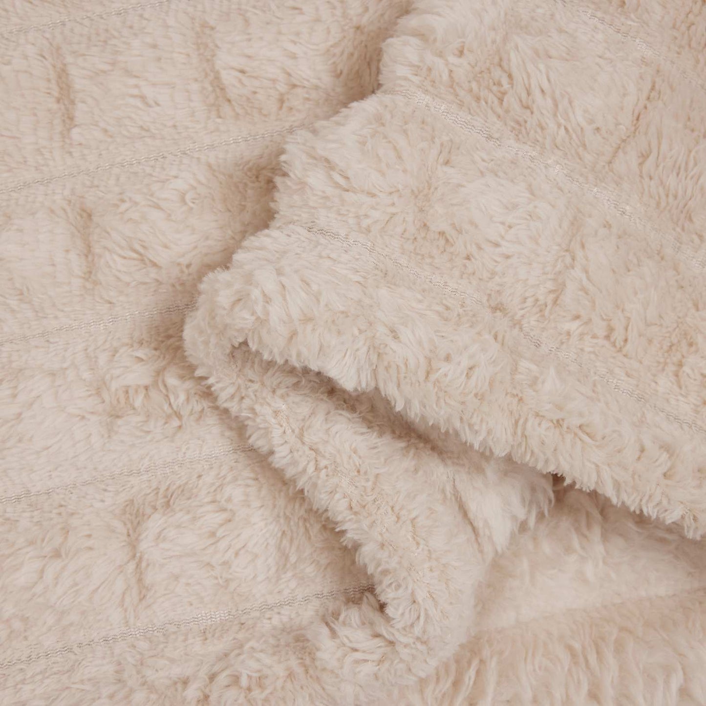 Throw Blankets 6 pcs Beige 240 x 220 cm Fleece