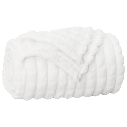 Throw Blankets 6 pcs White 240 x 220 cm Fleece