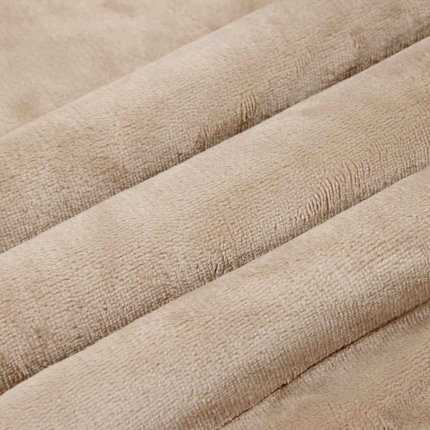 Throw Blanket Beige 240 x 270 cm Fleece