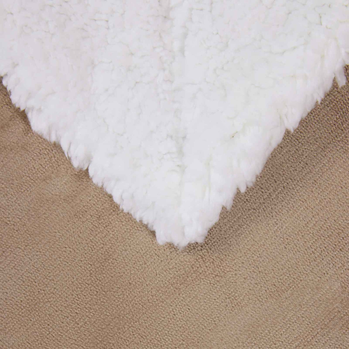 Throw Blanket Camel 130 x 150 cm 1 kg Fleece