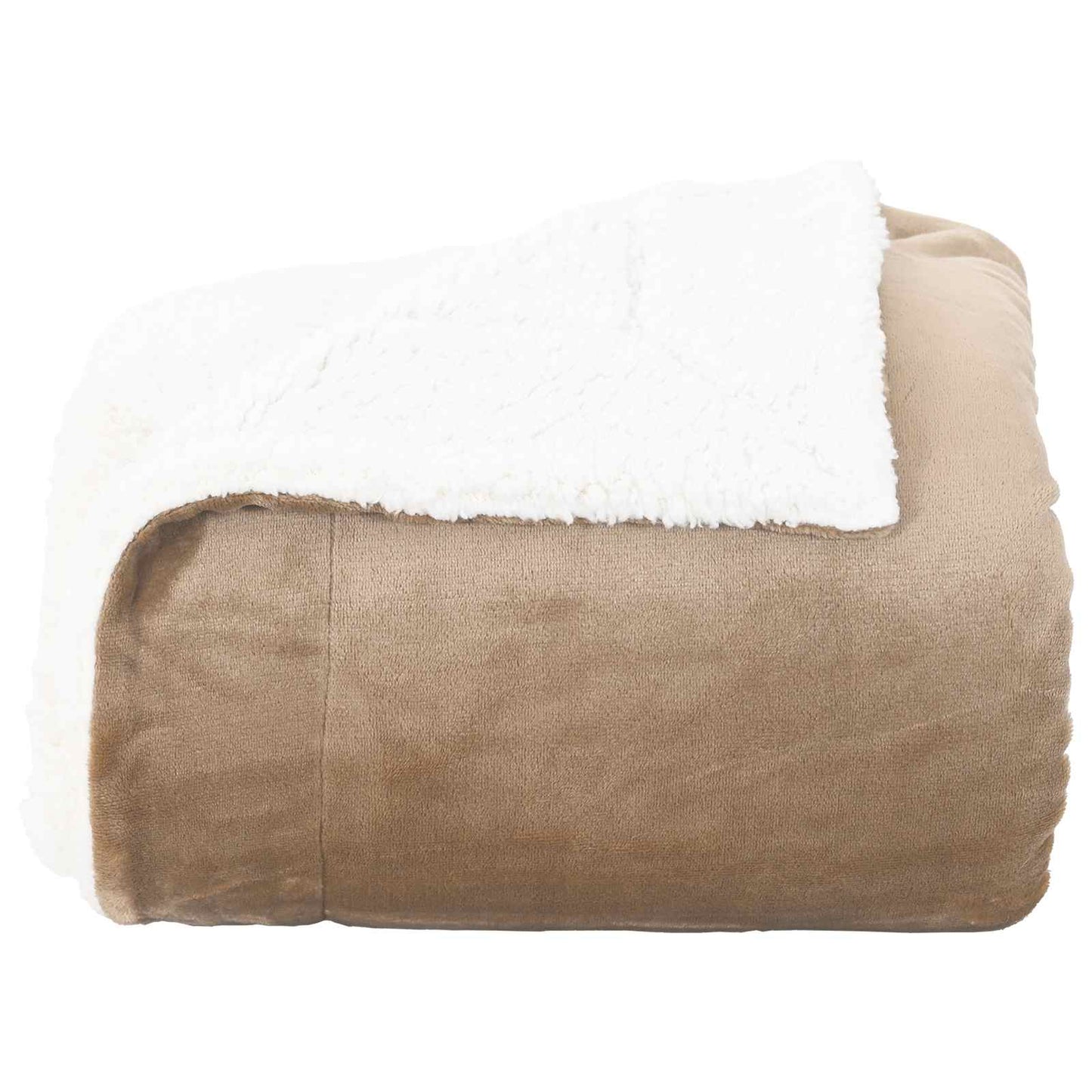 Throw Blanket Camel 130 x 150 cm 1 kg Fleece