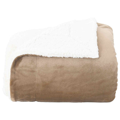 Throw Blanket Camel 130 x 150 cm 1 kg Fleece
