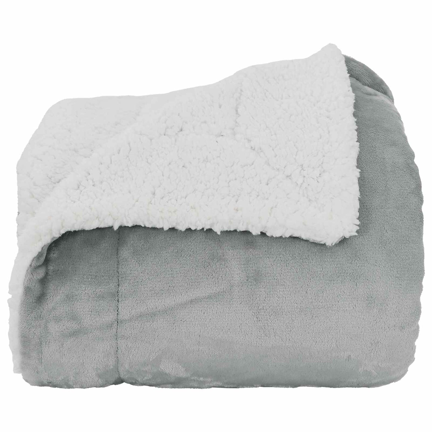 Throw Blanket Grey 130 x 150 cm 1 kg Fleece