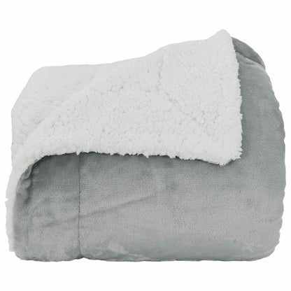 Throw Blanket Grey 130 x 150 cm 1 kg Fleece