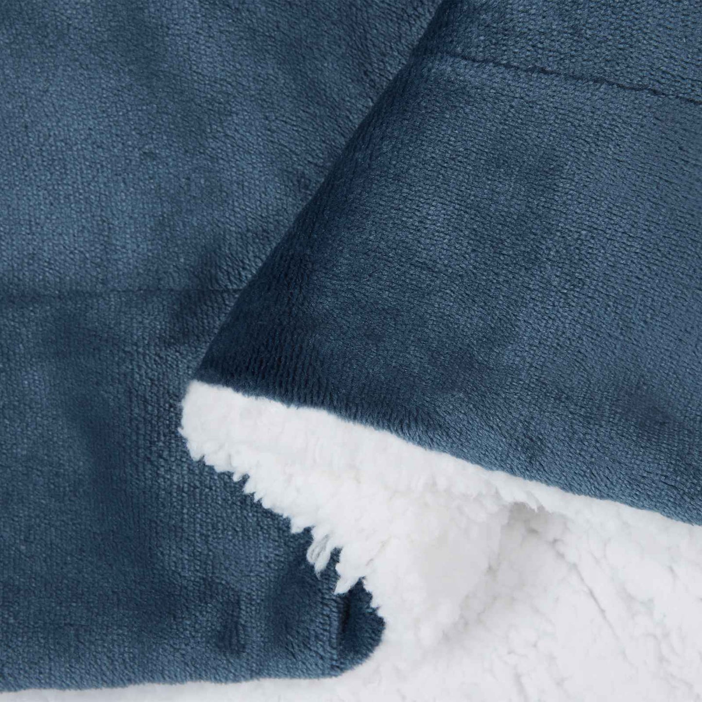 Throw Blanket Navy Blue 130 x 150 cm 1 kg Fleece