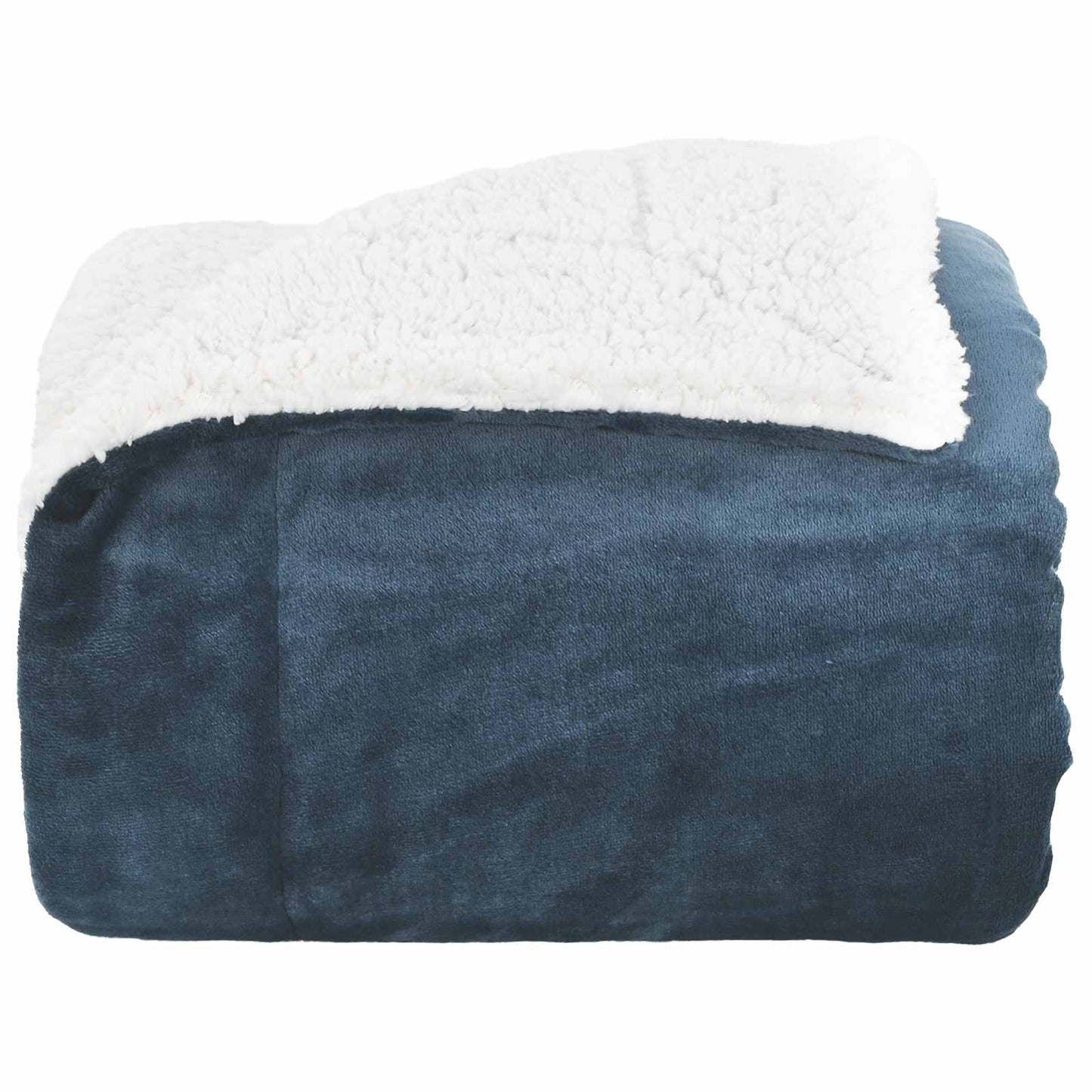 Throw Blanket Navy Blue 130 x 150 cm 1 kg Fleece
