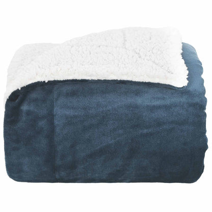 Throw Blanket Navy Blue 130 x 150 cm 1 kg Fleece