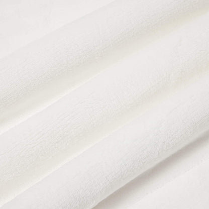 Throw Blanket White 130 x 150 cm Fleece