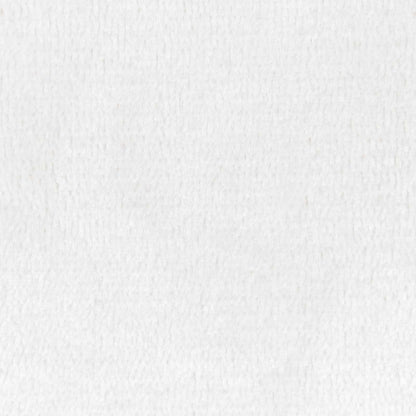 Throw Blanket White 130 x 150 cm 1 kg Fleece