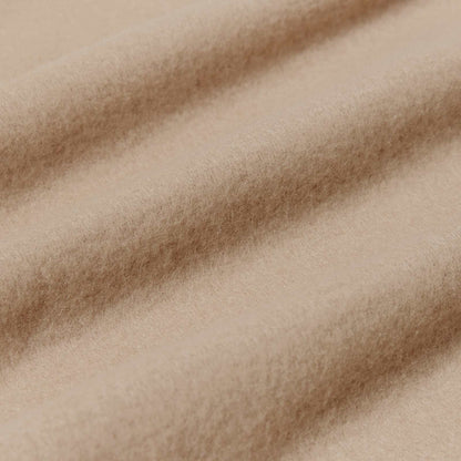 Throw Blanket Camel 170 x 130 cm Fleece
