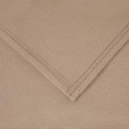 Throw Blanket Camel 200 x 150 cm Fleece