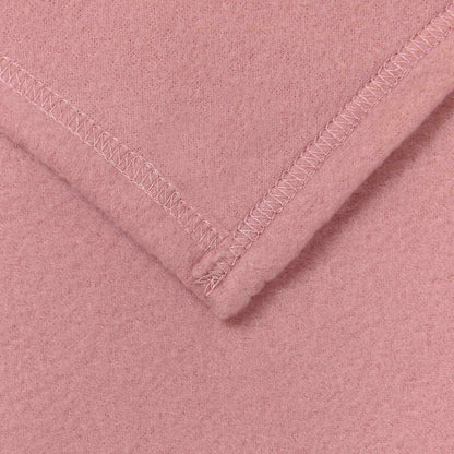 Throw Blanket Pink 240 x 220 cm Fleece