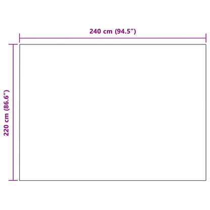 Throw Blanket Pink 240 x 220 cm Fleece