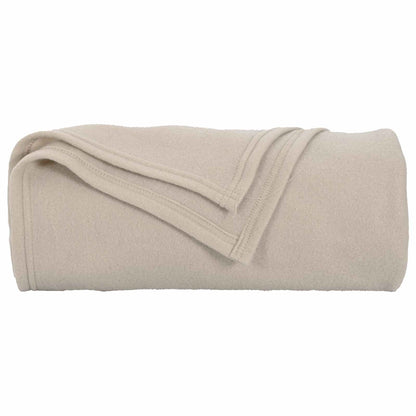 Throw Blankets 6 pcs Beige 270 x 240 cm Fleece