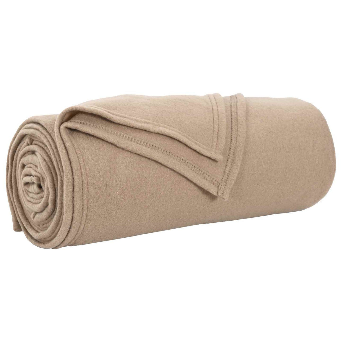 Throw Blankets 6 pcs Camel 270 x 240 cm Fleece