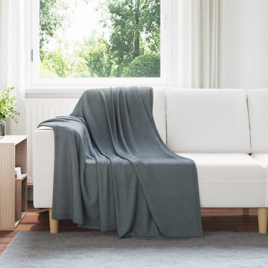 Throw Blankets 6 pcs Dark Grey 170 x 130 cm 1.86 kg Fleece
