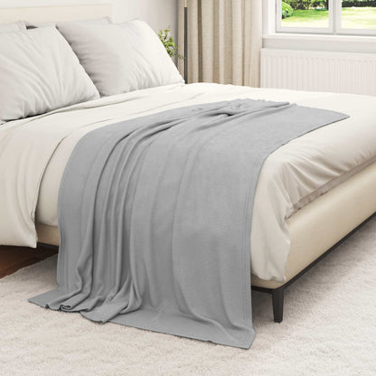 Throw Blankets 6 pcs Grey 170 x 130 cm Fleece
