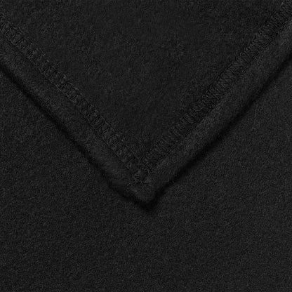 Throw Blankets 6 pcs Black 240 x 220 cm Fleece