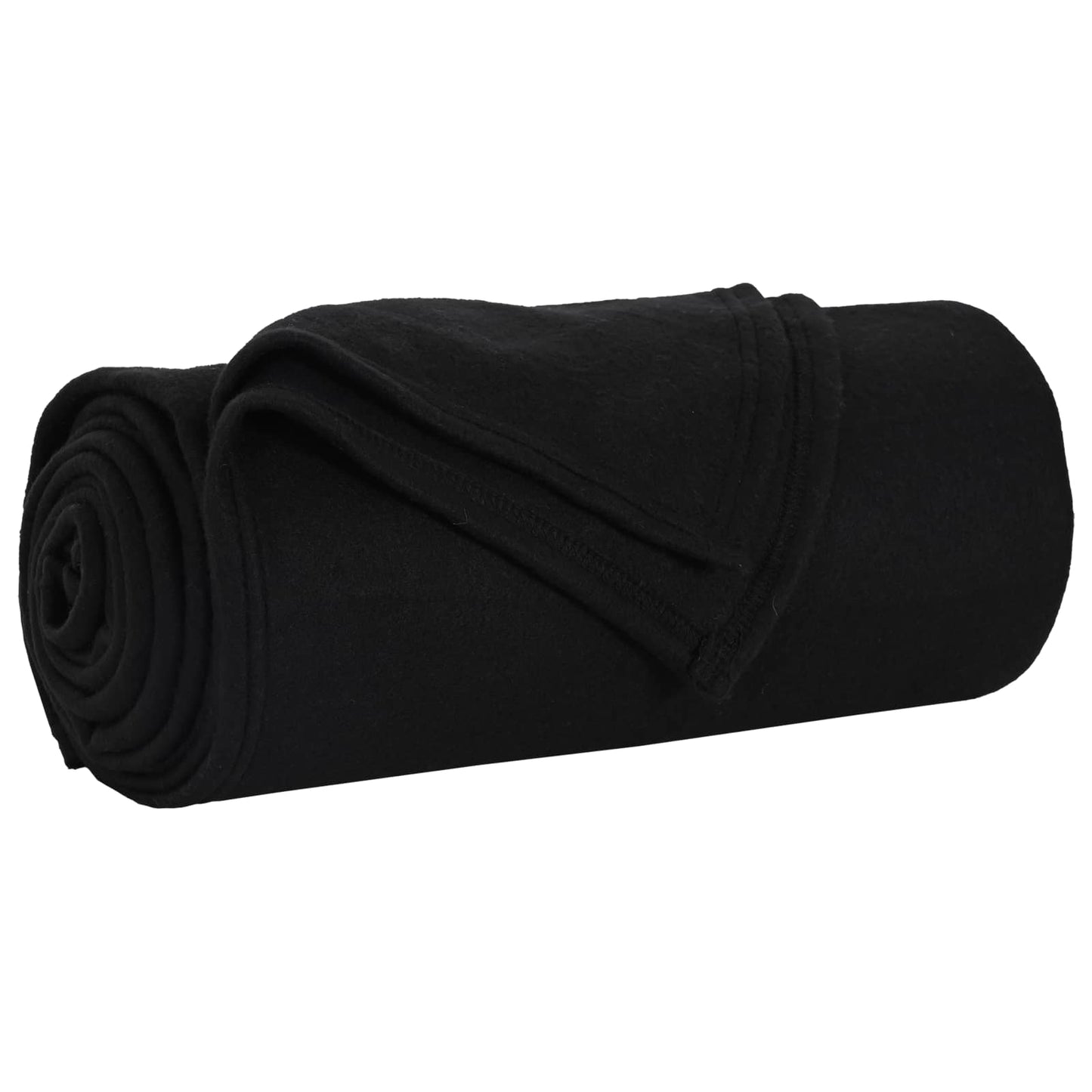 Throw Blankets 6 pcs Black 240 x 220 cm Fleece