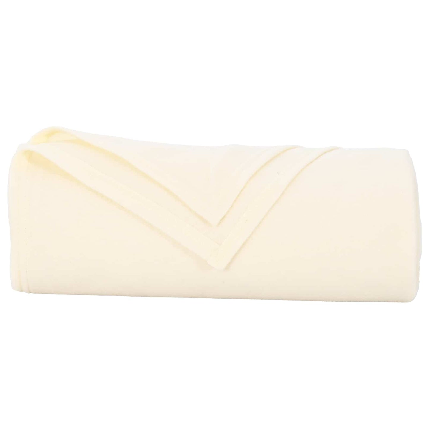 Throw Blankets 6 pcs Cream 170 x 130 cm Fleece