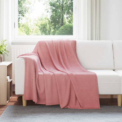 Throw Blankets 6 pcs Pink 200 x 150 cm Fleece