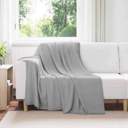 Throw Blankets 24 pcs Grey 200 x 150 cm Fleece