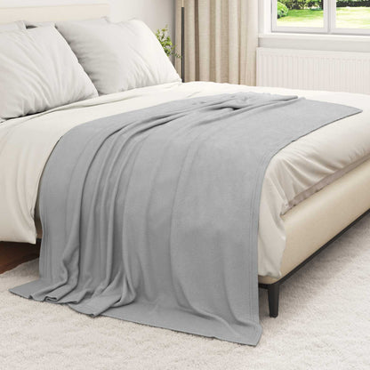 Throw Blankets 24 pcs Grey 200 x 150 cm Fleece