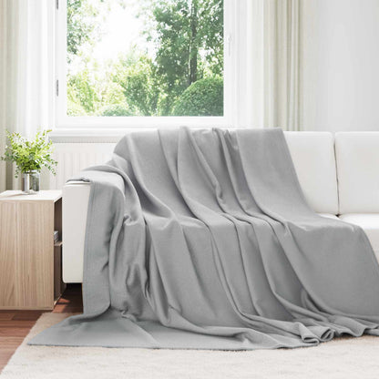 Throw Blankets 24 pcs Grey 240 x 220 cm Fleece