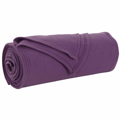 Throw Blankets 24 pcs Purple 170 x 130 cm Fleece