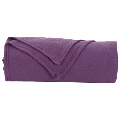 Throw Blankets 24 pcs Purple 170 x 130 cm Fleece